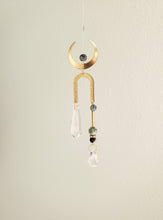 Load image into Gallery viewer, Suncatcher Mobile | Moon and Tree Agate